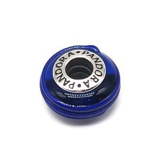 Pandora Blue Ribbon Murano Glass Charm